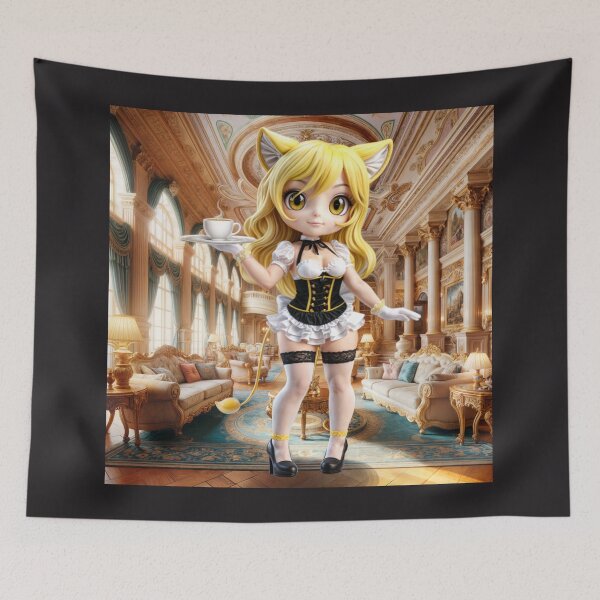 Item preview, Furry Maids Chibi Yellow Lion Hina designed and sold by CHIBI_POPZ.
