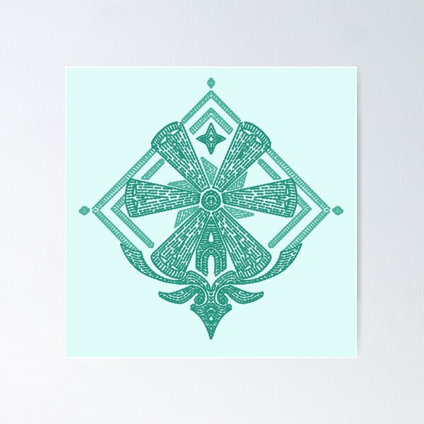 Item preview, Mondstadt Icon - Genshin Impact Fanart designed and sold by Bruna Aléxia  Vieira.