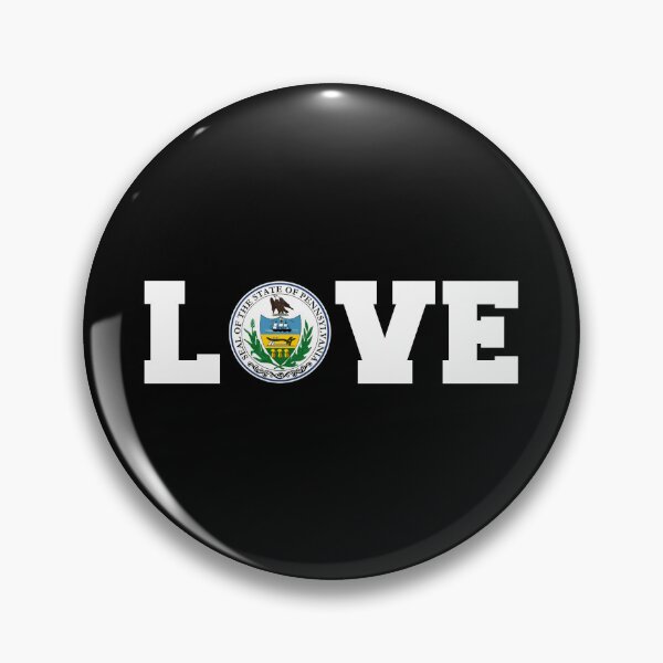 Item preview, Vintage Pennsylvania State Seal Love designed and sold by US States Merch.