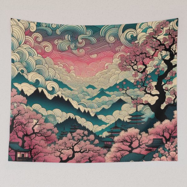 Item preview, Japanese Nature Painting designed and sold by CaseMarket.