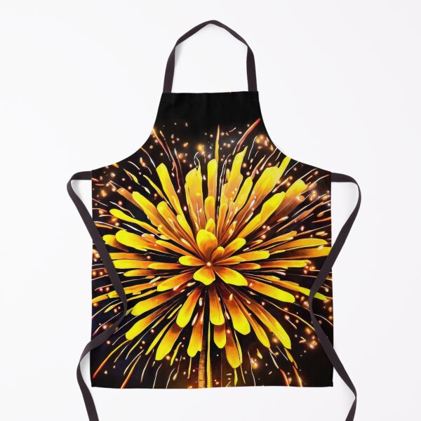 Item preview, Vibrant Yellow Firework Display designed and sold by Sadia Jannat.