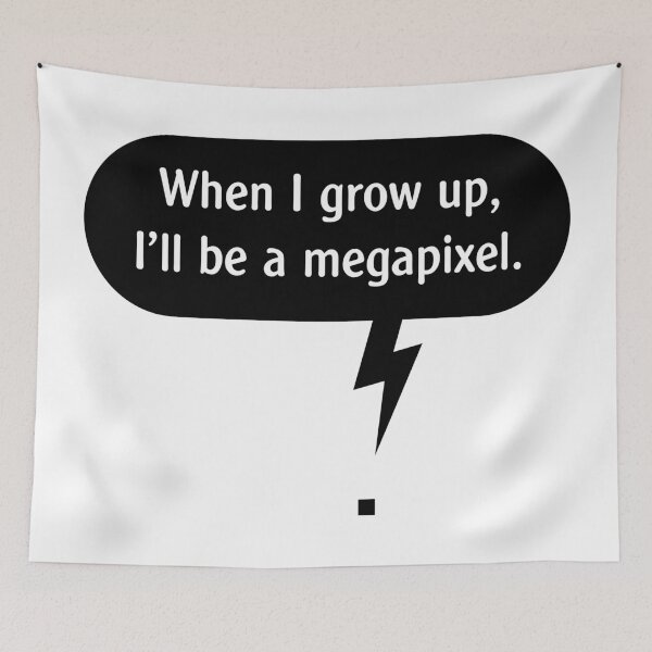 Item preview, When I Grow Up, I’ll Be A Megapixel. (Pixel / Black) designed and sold by MrFaulbaum.