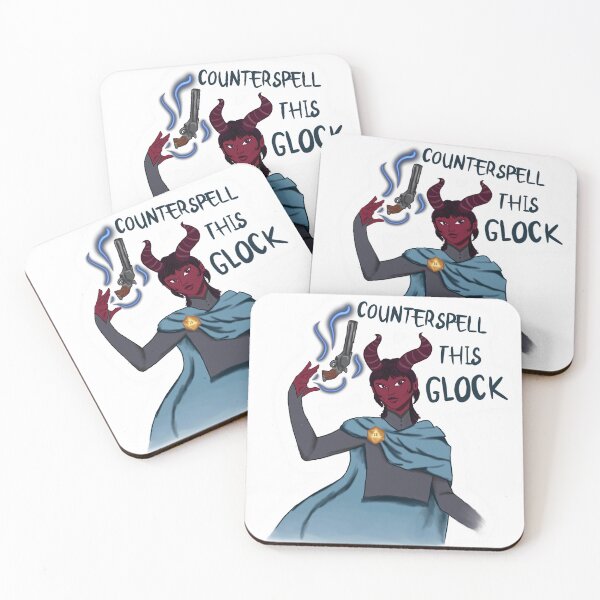 Item preview, Counterspell this Glock Dungeons and Dragons Funny Wizard designed and sold by emmabeemiller.