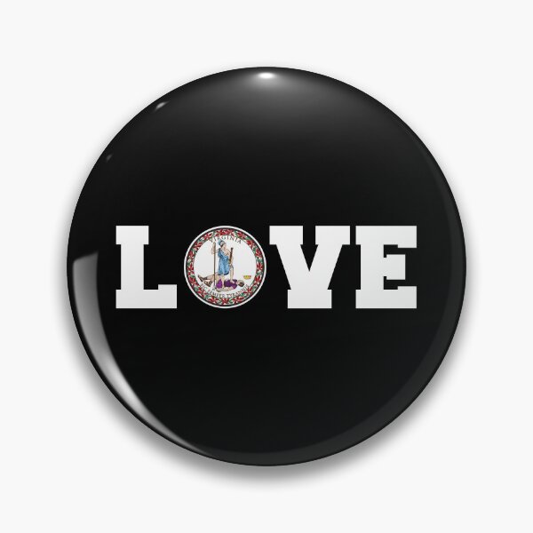 Item preview, Vintage Virginia State Seal Love designed and sold by US States Merch.