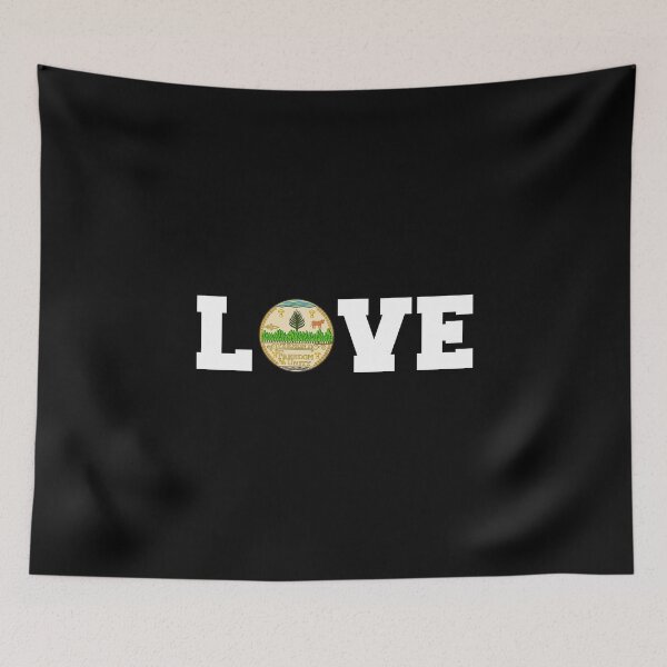 Item preview, Vintage Vermont State Seal Love designed and sold by US States Merch.
