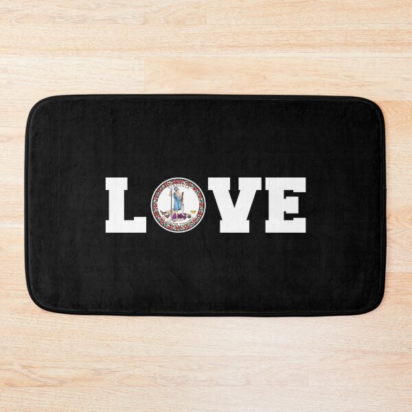 Item preview, Vintage Virginia State Seal Love designed and sold by US States Merch.
