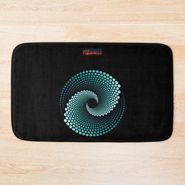 Item preview, Fibonacci Flow, Golden Ratio Vortex, Blue Dots Spiral designed and sold by Numbers-Art.