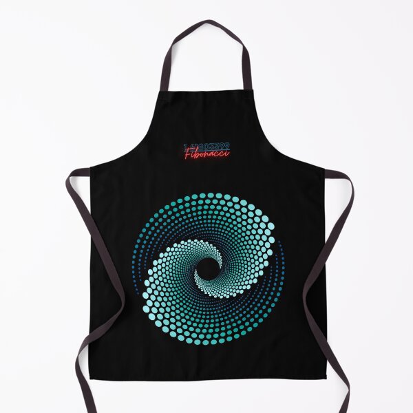 Item preview, Fibonacci Flow, Golden Ratio Vortex, Blue Dots Spiral designed and sold by Numbers-Art.