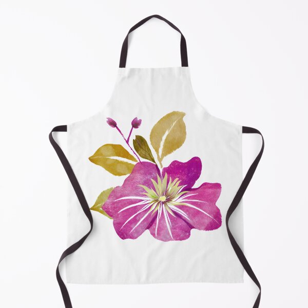Item preview, Watercolor Clematis Flower designed and sold by Petalette.
