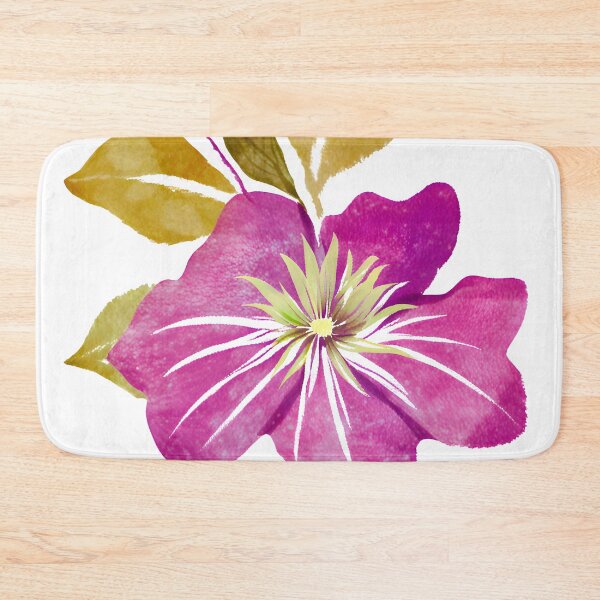 Item preview, Watercolor Clematis Flower designed and sold by Petalette.