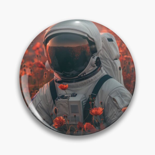 Item preview, Astronaut in a poppy field designed and sold by BilgePaksoylu.