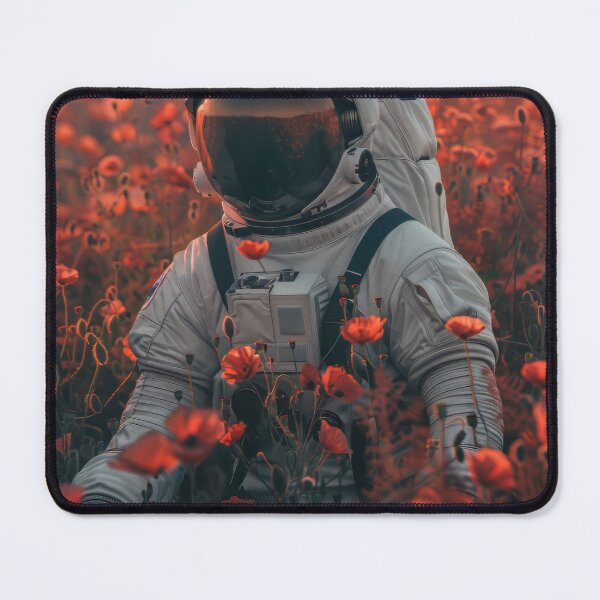 Item preview, Astronaut in a poppy field designed and sold by BilgePaksoylu.
