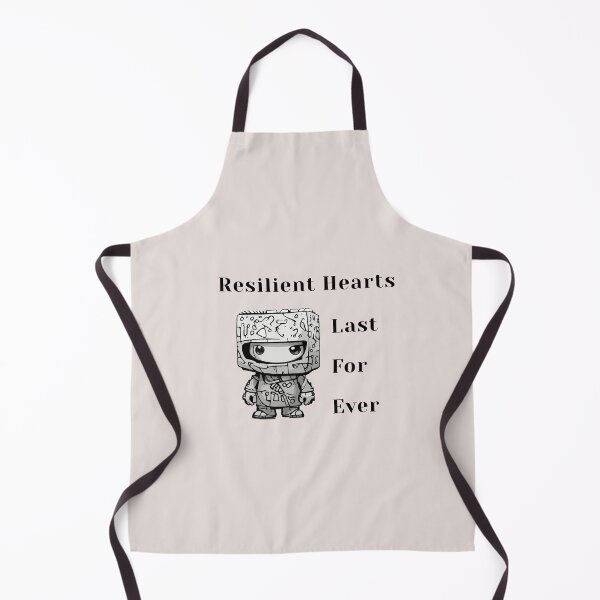 Item preview, Resilient Hearts Lasts For Ever - motivational quote, warrior cartoon designed and sold by ChuckleCharmz.