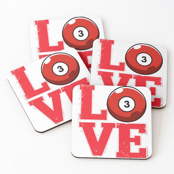 Item preview, LOVE Shooting Pool T-shirt designed and sold by BoughtTheTShirt.