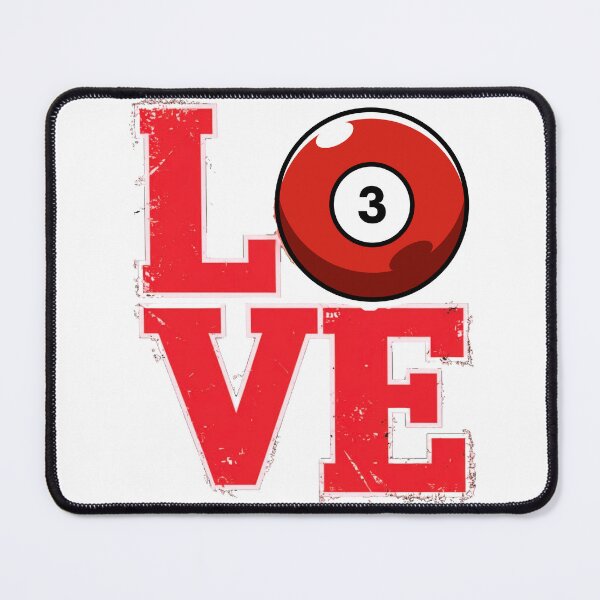 Item preview, LOVE Shooting Pool T-shirt designed and sold by BoughtTheTShirt.