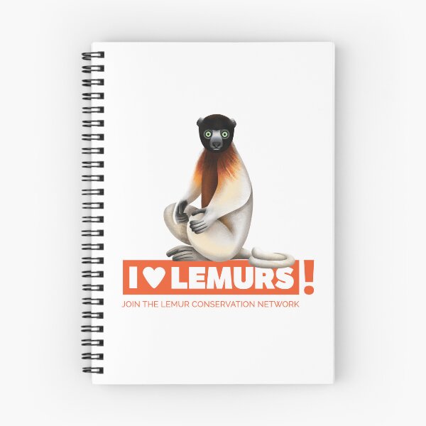 Item preview, I Love Lemurs featuring Crowned Sifaka designed and sold by lemurnetwork.