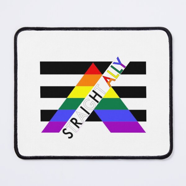 Item preview, Lettered Straight Ally Flag designed and sold by A4R0NN.