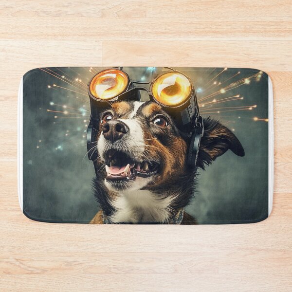 Item preview, Genius Canine Celebrates on the Cusp of Groundbreaking Discovery designed and sold by Christian Weiss.