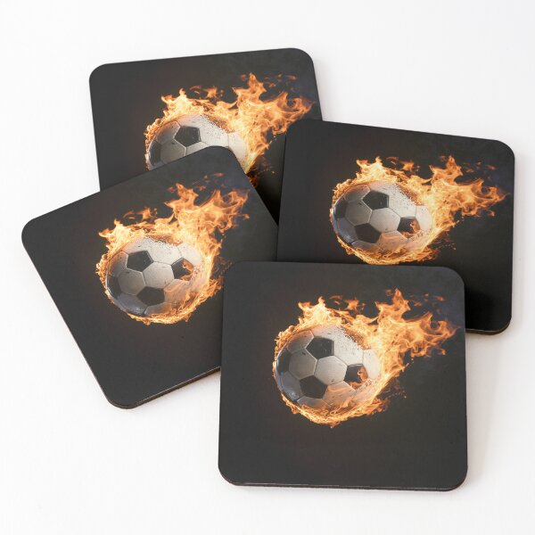 Item preview, Burning soccer ball designed and sold by Wiesława Smolińska.