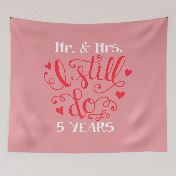 Item preview, 5th Wedding Anniversary T Shirt Couples Men Womens Gift designed and sold by ravishdesigns.