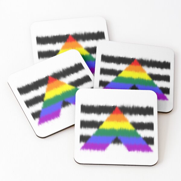 Item preview, Fuzzy Straight Ally Flag designed and sold by A4R0NN.