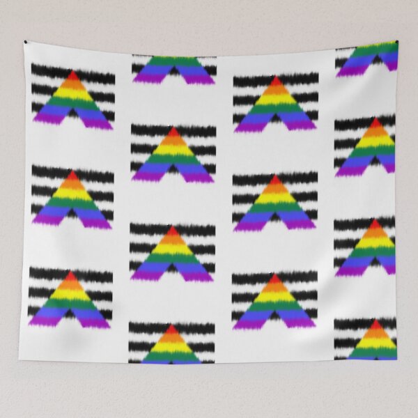 Item preview, Fuzzy Straight Ally Flag designed and sold by A4R0NN.