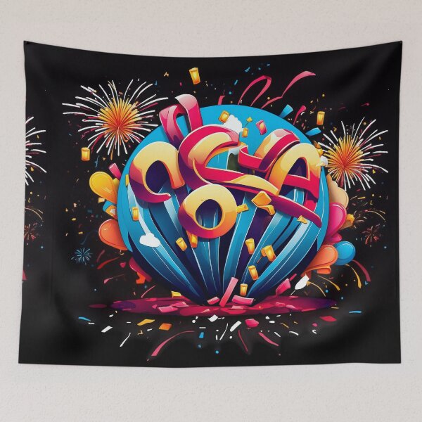 Item preview, Vector Illustration of Anniversary Fireworks designed and sold by Sadia  Jannat.