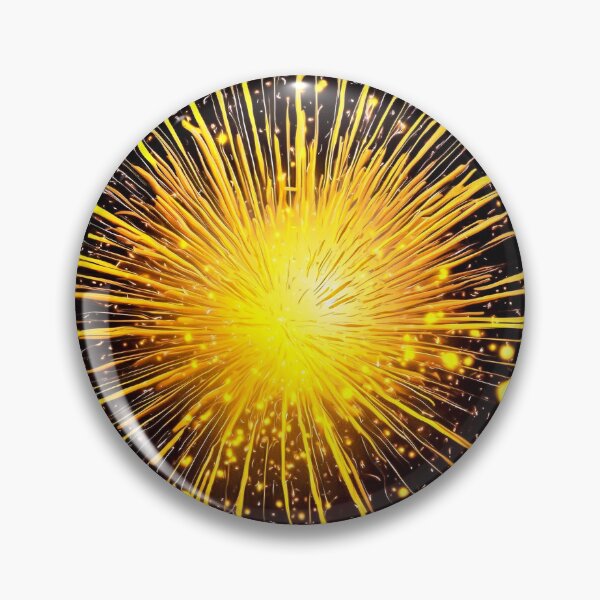 Item preview, Yellow Firework Burst for Celebrations designed and sold by Sadia  Jannat.