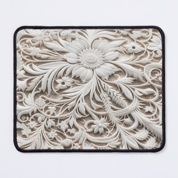 Item preview, white lace in flower shape designed and sold by bernhagen.