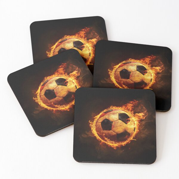Item preview, Burning soccer ball II designed and sold by Wiesława Smolińska.