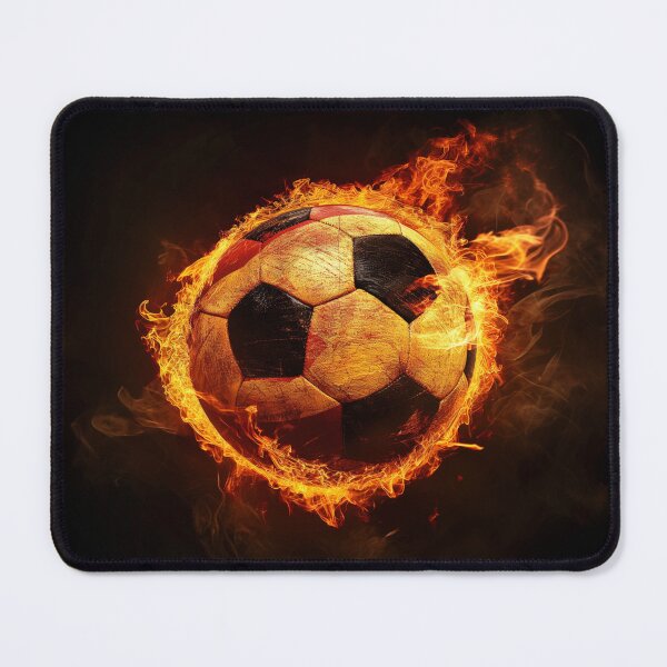 Item preview, Burning soccer ball II designed and sold by Wiesława Smolińska.