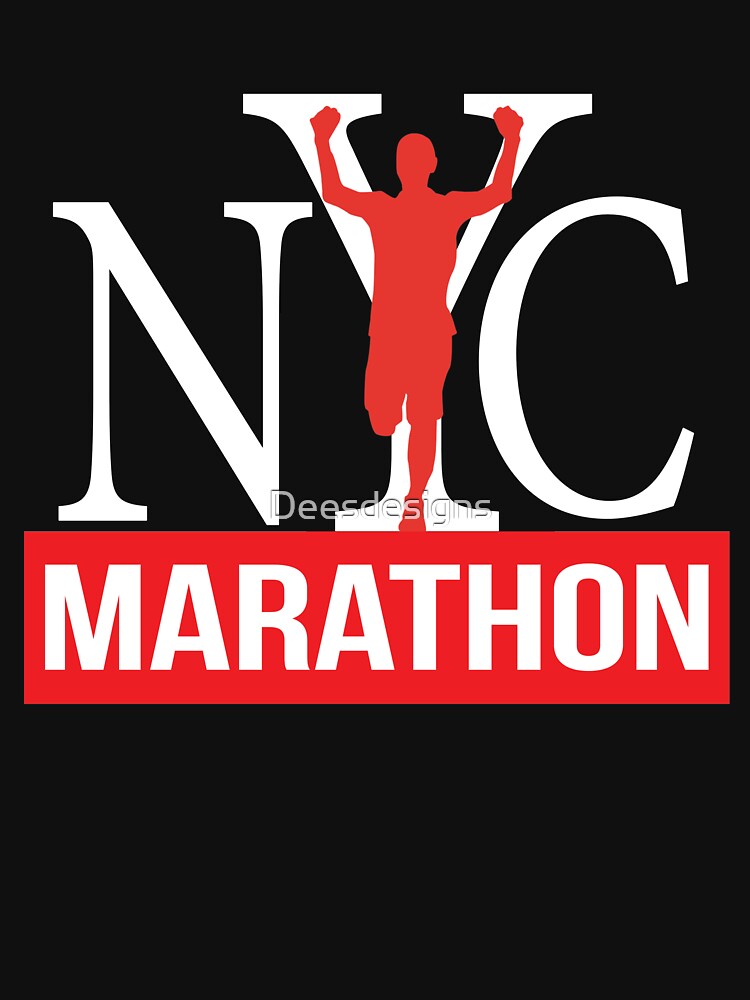 "NYC Marathon Run" Tshirt for Sale by Deesdesigns Redbubble nyc t