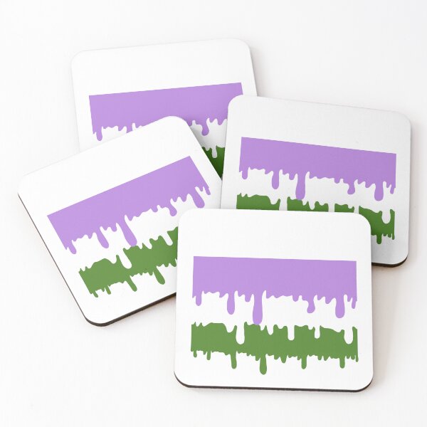 Item preview, Melting Genderqueer Flag designed and sold by A4R0NN.
