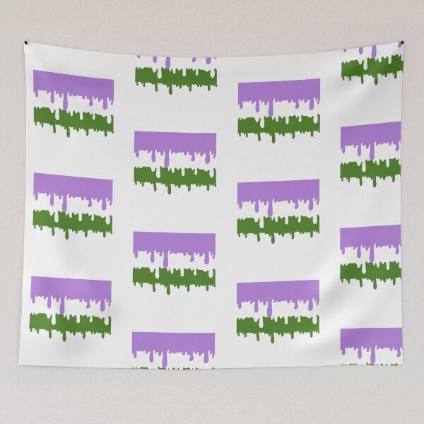 Item preview, Melting Genderqueer Flag designed and sold by A4R0NN.