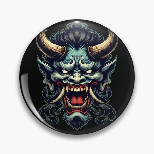 Item preview, Japanese Oni Demon Yokai Retro designed and sold by TomFrontierArt.