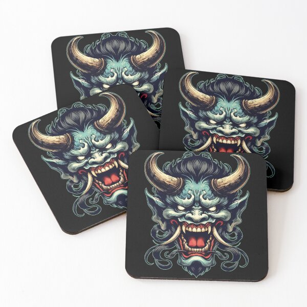 Item preview, Japanese Oni Demon Yokai Retro designed and sold by TomFrontierArt.
