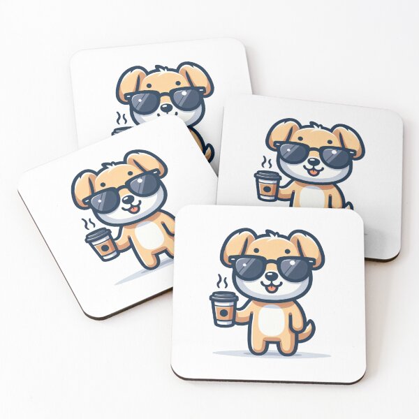 Item preview, Cool Coffee Pup designed and sold by NTKSHOP11.