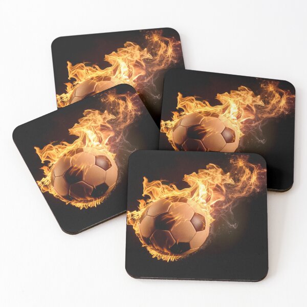 Item preview, Burning soccer ball III designed and sold by Wiesława Smolińska.