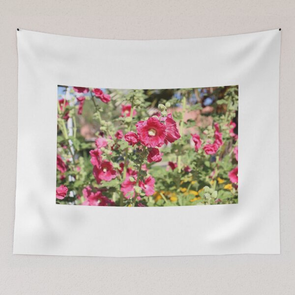 Item preview, Red Hollyhocks designed and sold by PresMatPlays.