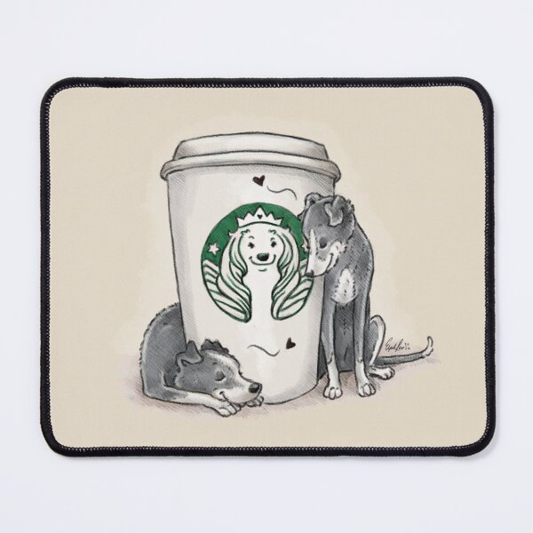 Item preview, Coffee and Dogs designed and sold by Elspeth Rose Design.