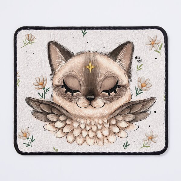 Item preview, Cat with wings - Magic Cat Illustration designed and sold by Reyko-ART.