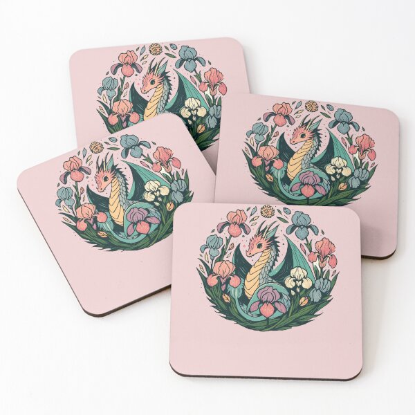 Item preview, Dragón Flor Iris designed and sold by FrictionMaxxing.