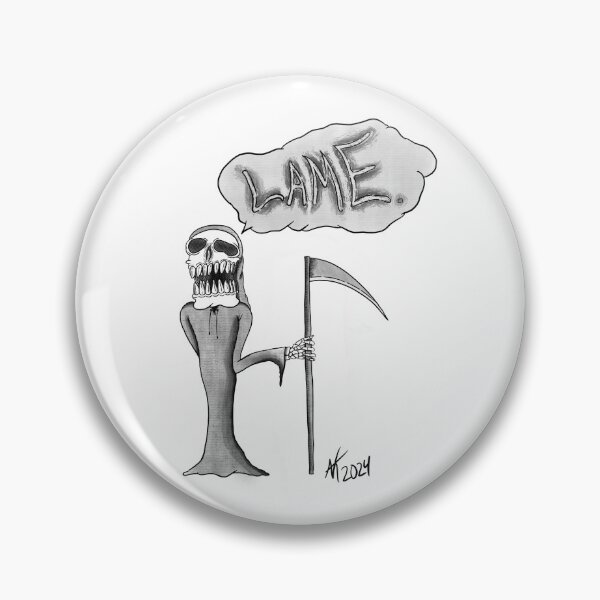 Item preview, Grimly Unimpressed designed and sold by Gh0stChiliArt.