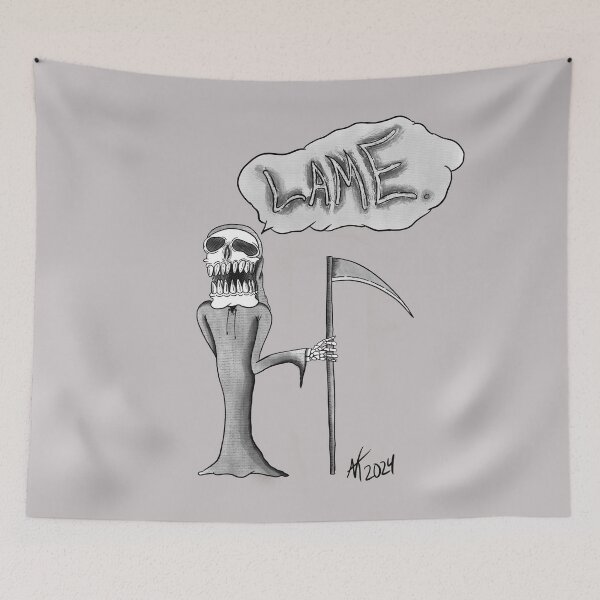 Item preview, Grimly Unimpressed designed and sold by Gh0stChiliArt.