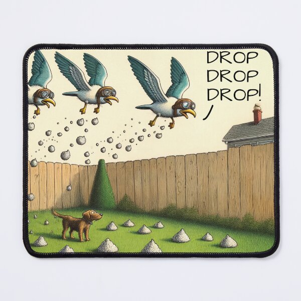 Item preview, Seagull bombing run designed and sold by FamouslyStupid.