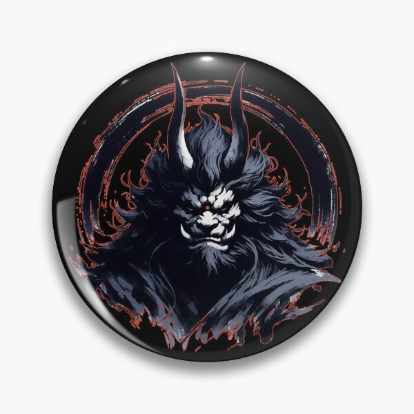 Item preview, Japanese Oni Demon Yokai Enso Circle designed and sold by TomFrontierArt.