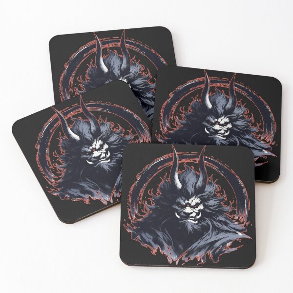 Item preview, Japanese Oni Demon Yokai Enso Circle designed and sold by TomFrontierArt.
