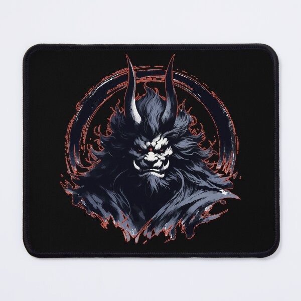 Item preview, Japanese Oni Demon Yokai Enso Circle designed and sold by TomFrontierArt.