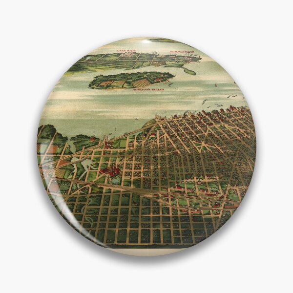 Item preview, Sandusky, Ohio (1898) designed and sold by allhistory.