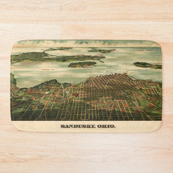 Item preview, Sandusky, Ohio (1898) designed and sold by allhistory.